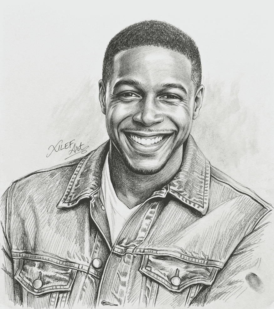 Custom Pencil Art Drawing for a Birthday Gift — Let's Draw Him/Her, A3 at XILEF Art